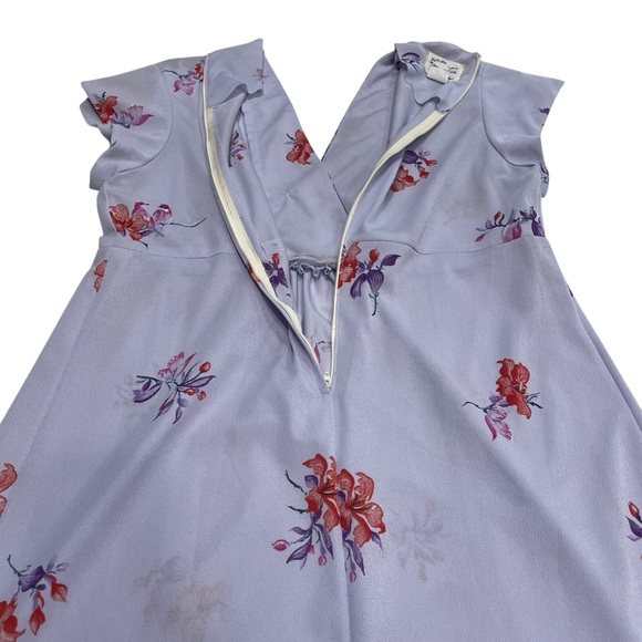 Tropicana Originals Maxi Dress Hawaiian Muumuu Floral Birds Vintage Luau 70s - Picture 11 of 15